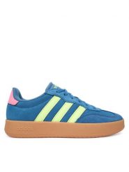 Adidas Sneakersy Barreda JP5965 Granatowy. Niebieskie obuwie sportowe damskie Adidas, ze skóry, bez zapięcia. Za 279.99 zł.
