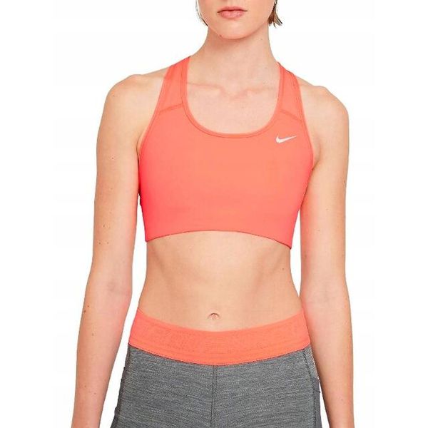 Stanik Sportowy damki Nike Nike Top treningowy. Brązowe biustonosze sportowe damskie Nike, bez wzorów. Za 109.00 zł.