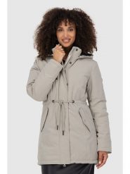 Alife and kickin Parka "KierseyAK" w kolorze beżowym rozmiar: S. Brązowe parki damskie Alife and Kickin, s, bez kaptura. Za 328.65 zł.