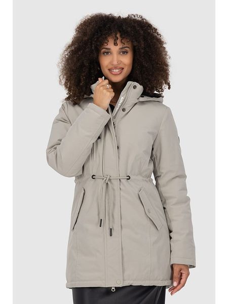 Alife and kickin Parka "KierseyAK" w kolorze beżowym rozmiar: S. Brązowe parki damskie Alife and Kickin, s, bez kaptura. Za 352.21 zł.
