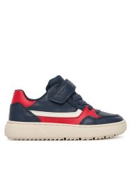 Geox Sneakersy J Theleven J56LDD 054FU C0735 M Granatowy. Niebieskie buty sportowe chłopięce Geox, ze skóry, bez zapięcia. Za 149.99 zł.