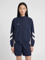 Hummel Kurtka rozpinana z ripstopu wytrzymała – NIGHT SKY. Niebieskie kurtki damskie Hummel, m, bez wzorów, z materiału, bez kaptura. Za 232.49 zł.