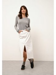 Just Cashmere Kaszmirowy sweter "Joyce" w kolorze szarym rozmiar: XL. Szare swetry klasyczne damskie Just Cashmere, xl, z kaszmiru, bez kołnierzyka. Za 324.79 zł.