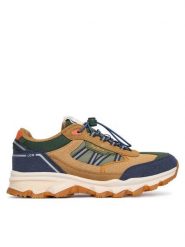 Pepe Jeans Sneakersy Peak Bole B PBS600002 Brązowy. Brązowe buty sportowe chłopięce Pepe Jeans, z jeansu, bez zapięcia. Za 339.99 zł.