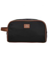 Charm Kosmetyczka "Buckingham" w kolorze czarnym - 25 x 15 x 14 cm rozmiar: onesize. Czarne kosmetyczki damskie Charm, bez wzorów, z materiału. Za 56.99 zł.