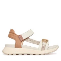 Sandały Hispanitas. Brązowe sandały damskie Hispanitas, bez wzorów, bez obcasa, na płaskiej podeszwie, bez zapięcia. Za 609.99 zł.