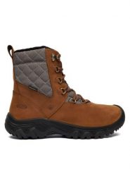 Keen Śniegowce Greta Boot II Wp 1031169 Brązowy. Brązowe śniegowce damskie Keen, z nubiku. Za 799.99 zł.