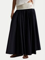 Polo Ralph Lauren Spódnica trapezowa 211A96329001 Granatowy Regular Fit. Niebieskie spódnice damskie Polo Ralph Lauren, m, bez wzorów, z bawełny. Za 1,369.00 zł.