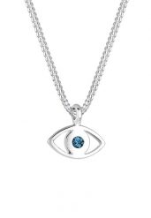 Elli Elli Naszyjnik Evil Eye Kristalle 925 Sterling Silber Naszyjniki 1 ct Damski. Brązowe naszyjniki damskie Elli, srebrne. Za 211.64 zł.