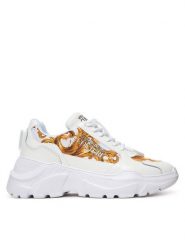 Versace Jeans Couture Sneakersy 80VA3SC7 ZSD94 G03 Biały. Białe obuwie sportowe damskie Versace Jeans Couture, z jeansu, bez zapięcia. Za 1,059.00 zł.