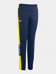 Joma Spodnie sportowe w kolorze granatowo-żółtym rozmiar: 152. Niebieskie spodnie dresowe damskie Joma, bez wzorów, outdoorowe. Za 52.67 zł.