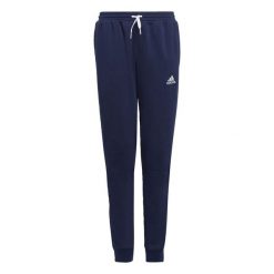 Entrada 22 Sweat Pants. Czarne spodnie dresowe damskie Adidas, bez wzorów, z dresówki. Za 121.00 zł.