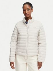 Calvin Klein Kurtka puchowa LV044G502G Biały Regular Fit. Białe kurtki damskie Calvin Klein, m, bez wzorów, z puchu, bez kaptura. Za 699.99 zł.