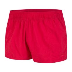 Spodenki szorty damskie Speedo Essential. Czerwone spodenki sportowe damskie Speedo, l, bez wzorów. Za 78.99 zł.