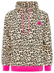 Zwillingsherz Bluza "Leo Herzpatch" w kolorze beżowym rozmiar: XXL. Brązowe bluzy damskie Zwillingsherz, xxl, bez wzorów, z kapturem. Za 274.95 zł.