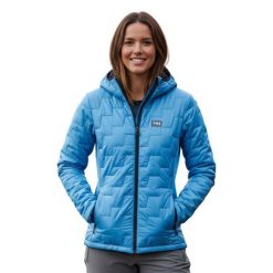 Kurtka trekkingowa damska Helly Hansen Lidaloft Insulator. Niebieskie kurtki damskie Helly Hansen, bez wzorów, z poliamidu, bez kaptura. Za 689.70 zł.