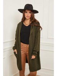 L'armoire de Suzette Kardigan w kolorze oliwkowym rozmiar: 34/36. Brązowe kardigany damskie L'armoire de Suzette, l, bez wzorów. Za 104.99 zł.