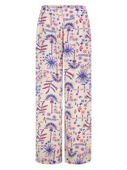 Sublevel Spodnie w kolorze beżowo-niebieskim rozmiar: M. Brązowe spodnie materiałowe damskie Sublevel, bez wzorów, z materiału. Za 96.60 zł.