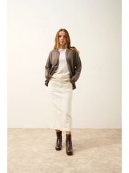 Just Cashmere Kaszmirowy kardigan "Ervie" w kolorze szarobrązowym rozmiar: M. Brązowe kardigany damskie Just Cashmere, m, bez wzorów, z kaszmiru. Za 413.99 zł.