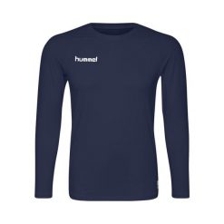 Koszulka termoaktywna z długim rękawem dla dorosłych Hummel First Performance. Niebieskie koszulki damskie Hummel, xl, bez wzorów, z jersey, bez kołnierzyka, bez ramiączek. W wyprzedaży za 84.40 zł.