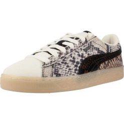 Buty PUMA YELLOW 40832901 Nadruk zwierzęcy. Żółte obuwie trekkingowe damskie Puma, ze skóry, bez zapięcia. Za 394.99 zł.