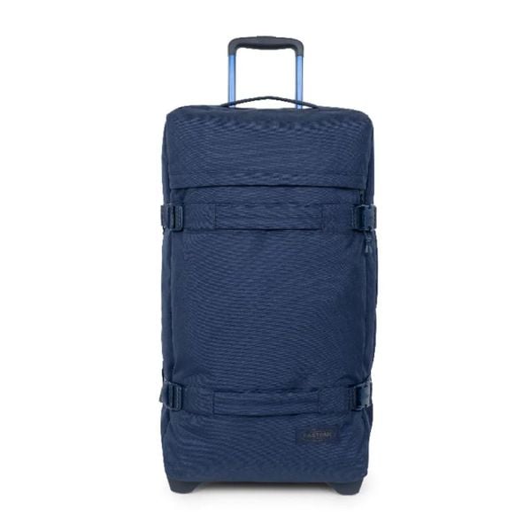 Torba na kółkach Eastpak Transit'R. Niebieskie torby podróżne Eastpak, bez wzorów, z materiału. Za 774.90 zł.