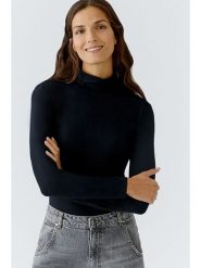 Oui Golf w kolorze czarnym rozmiar: 44. Czarne golfy damskie Oui, bez wzorów, bez ramiączek. Za 171.28 zł.