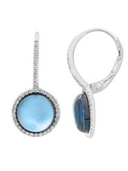 Revoni Złote kolczyki-wkrętki z diamentami rozmiar: onesize. Szare kolczyki damskie Revoni, z diamentem, złote. Za 3,349.99 zł.