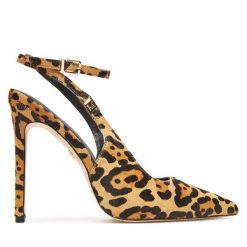 Szpilki Marciano Guess. Brązowe szpilki damskie Marciano Guess, z aplikacjami, bez obcasa, na szpilce, bez zapięcia. Za 979.99 zł.