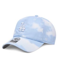 Czapka z daszkiem 47 Brand. Niebieskie czapki z daszkiem damskie 47 Brand, bez wzorów. Za 99.99 zł.