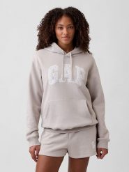GAP Bluza w kolorze beżowym rozmiar: M. Brązowe bluzy damskie GAP, m, bez wzorów, z kapturem. Za 110.81 zł.