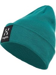 Haglöfs Czapka beanie "Aze" w kolorze zielonym rozmiar: onesize. Zielone czapki damskie Haglöfs, bez wzorów, ze splotem. Za 92.21 zł.