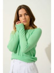 AUTHENTIC CASHMERE Kaszmirowy sweter "Epena" w kolorze zielonym rozmiar: XXL. Zielone swetry klasyczne damskie AUTHENTIC CASHMERE, xxl, z kaszmiru, bez kołnierzyka. Za 391.45 zł.