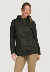 Parka Kobieta ONLY Onllorca Life Canvas Cc Otw. Brązowe parki damskie Only, s, z bawełny, bez kaptura. Za 300.40 zł.