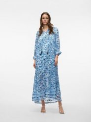Vero Moda Sukienka w kolorze błękitno-białym rozmiar: S. Niebieskie sukienki damskie Vero Moda, bez wzorów, bez ramiączek. Za 88.23 zł.