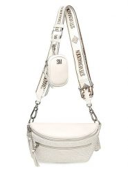 Steve Madden Saszetka w kolorze kremowym - 23 x 14 x 9 cm rozmiar: onesize. Brązowe nerki i saszetki damskie Steve Madden, bez wzorów, z materiału. Za 249.76 zł.