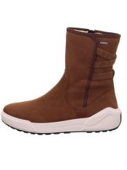 Legero Skórzane botki "Cosy Snuff" w kolorze brązowym rozmiar: 41. Brązowe botki damskie Legero, z gore-texu, eleganckie, bez obcasa, bez zapięcia. Za 335.82 zł.