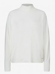 More & More Sweter w kolorze białym rozmiar: 42. Białe swetry klasyczne damskie More & More, bez kołnierzyka. Za 109.78 zł.