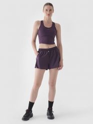 4F Szorty sportowe w kolorze fioletowym rozmiar: M. Różowe spodenki sportowe damskie 4F, m, bez wzorów, z materiału, outdoorowe. Za 92.21 zł.