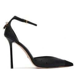 Szpilki Elisabetta Franchi. Czarne szpilki damskie Elisabetta Franchi, bez wzorów, bez obcasa, na szpilce, bez zapięcia. Za 2,939.00 zł.