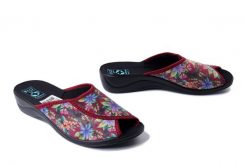 ADANEX 28825 SIK11VD bordowy, kapcie damskie. Czerwone kapcie damskie Adanex. Za 71.99 zł.