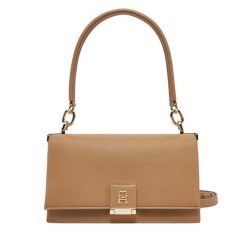 Torebka Tommy Hilfiger. Brązowe torebki klasyczne damskie Tommy Hilfiger, bez dodatków. Za 493.99 zł.