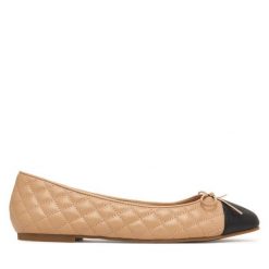 Baleriny Aldo. Brązowe balerinki damskie ALDO, bez wzorów. Za 299.99 zł.