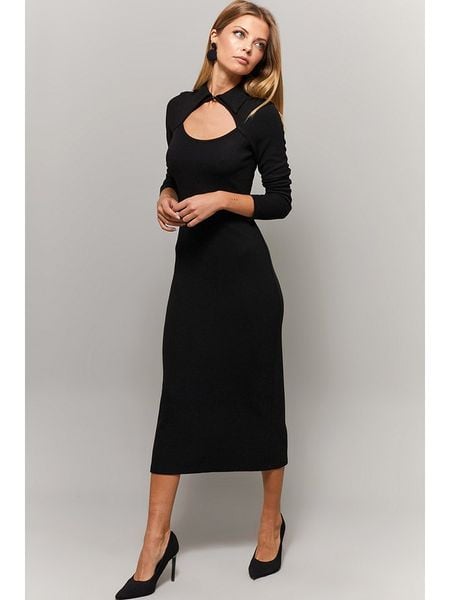 So You Sukienka w kolorze czarnym rozmiar: S. Czarne sukienki damskie So You, bez wzorów, bez ramiączek. Za 74.81 zł.