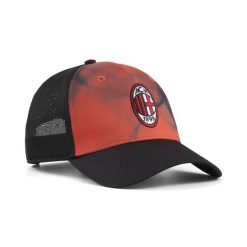 Czapka typu trucker AC Milan KING PUMA. Czarne czapki z daszkiem damskie Puma, bez wzorów. Za 129.00 zł.