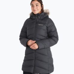 Kurtka puchowa damska Marmot Montreal Coat. Szare kurtki damskie Marmot, xs, bez wzorów, z puchu, bez kaptura. Za 769.99 zł.