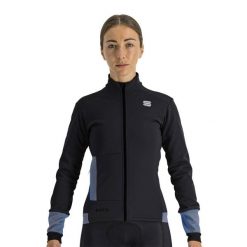 Kurtka rowerowa damska Sportful Super. Czarne kurtki damskie SPORTFUL, xl, bez wzorów, bez kaptura. Za 409.99 zł.