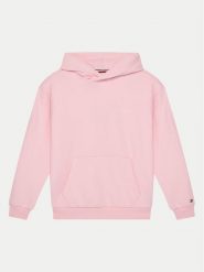 Tommy Hilfiger Bluza KS0KS00595 Różowy Regular Fit. Czerwone bluzy dziewczęce Tommy Hilfiger, bez wzorów, z bawełny, bez ramiączek, bez kaptura. Za 209.99 zł.