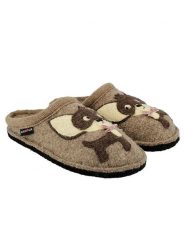 HAFLINGER Kapcie w kolorze jasnobrązowym rozmiar: 38. Brązowe kapcie damskie HAFLINGER, z materiału. Za 158.45 zł.