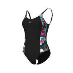 Strój kąpielowy damski jednoczęściowy modelujący sylwetkę Arena Bodylift. Czarne stroje jednoczęściowe Arena, bez wzorów. Za 99.99 zł.